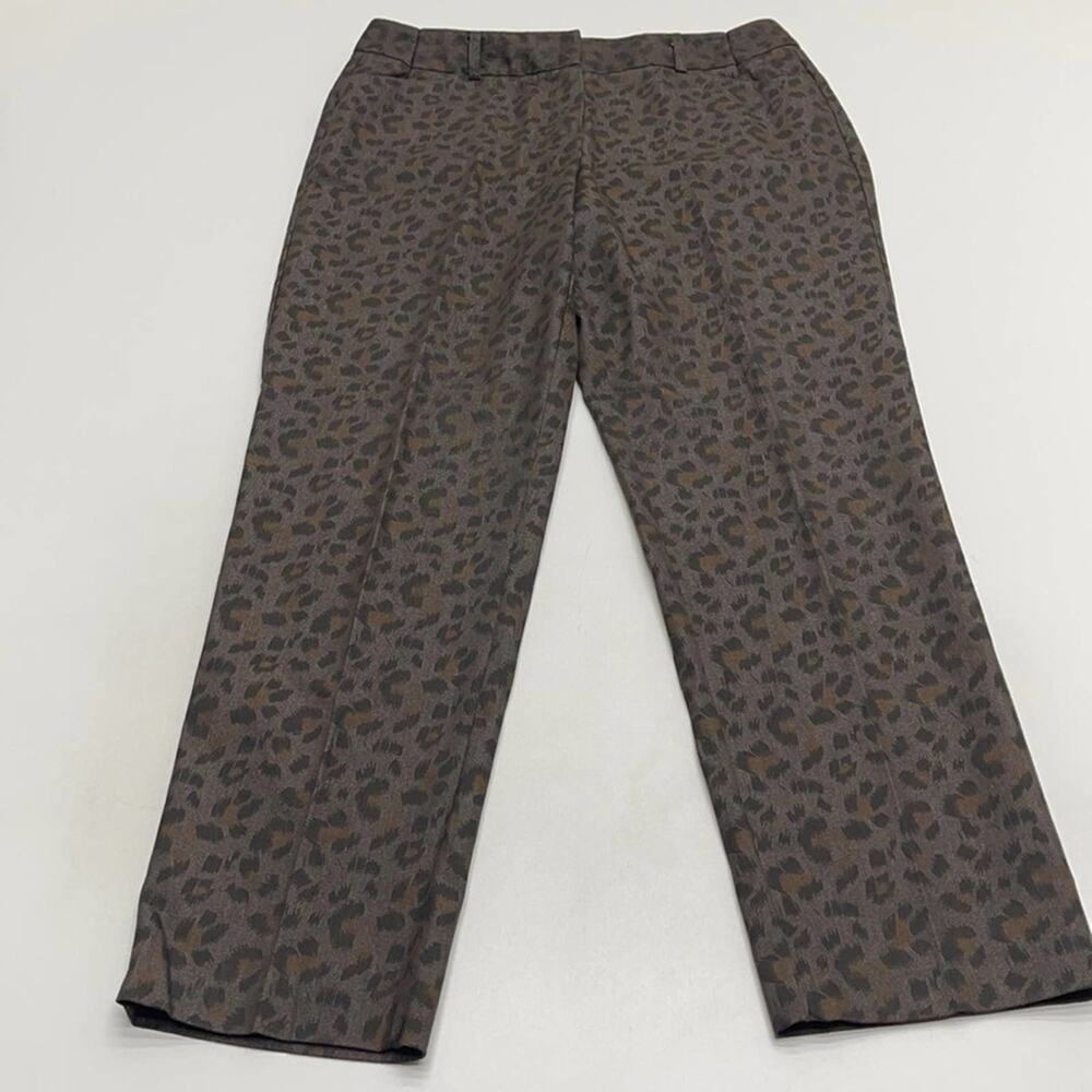 LARRY LEVINE Women’s 10 Leopard Print Pant